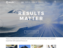 Tablet Screenshot of praxisconsulting.com